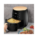 • عرض قلاية هوائية 6 Silver Crest Liter Black + قالب سيليكون للأير فراير + اسبراي بخاخ الزيت