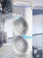 ⁦• مروحة و فواحة Double Fan الترند⁩ - الصورة ⁦2⁩
