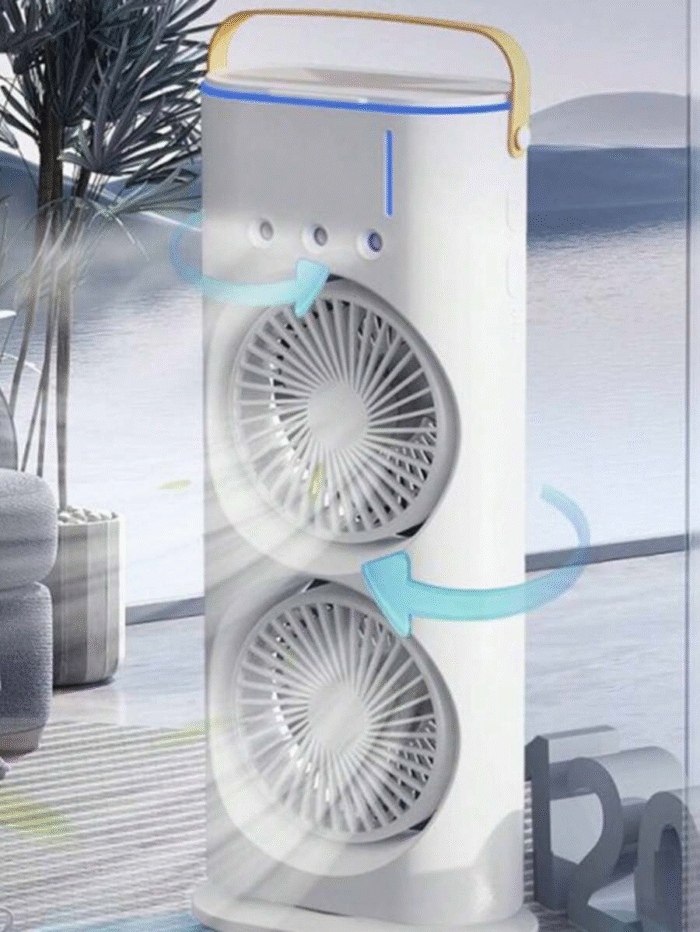 ⁦• مروحة و فواحة Double Fan الترند⁩ - الصورة ⁦2⁩