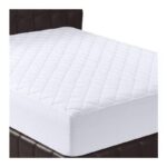 •   	 واقي مرتبة بجوانب فايبر بأستيك Snooze - أبيض