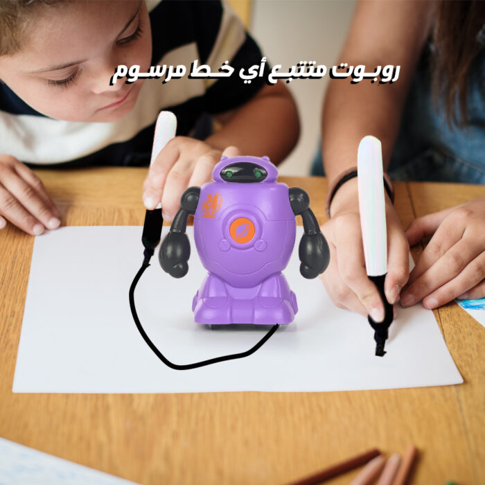 ⁦روبوت متتبع أي خط مرسوم⁩ - الصورة ⁦1⁩