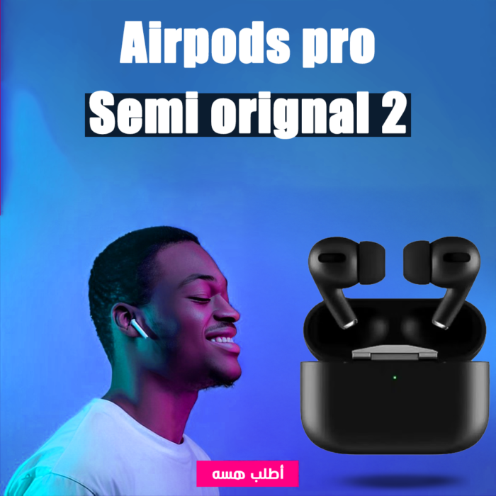 ⁦Airpods pro sim original Black⁩ - الصورة ⁦3⁩