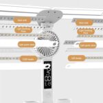 ⁦اباجوره مكتب ليد مع مروحه و ساعه⁩ - الصورة ⁦5⁩