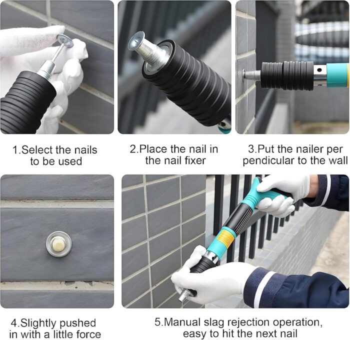 ⁦مسدس المسامير الحديث + 20 مسمار⁩ - الصورة ⁦6⁩