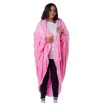 بطانيه قابله للارتداء وردي