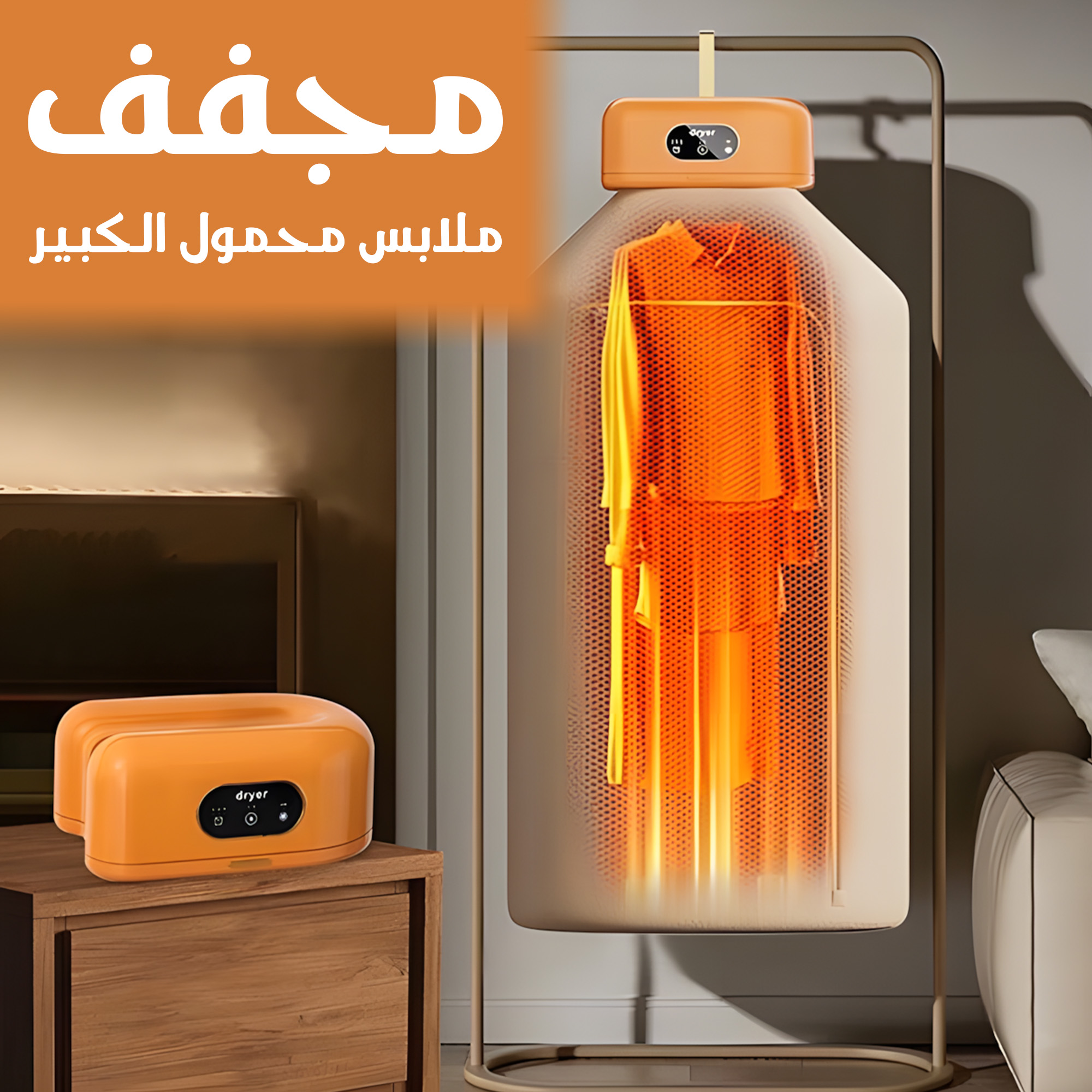 b799ded6-6e64-4f7c-91fb-c7e231219330.jpg مجفف ملابس محمول الكبير - الصورة 1