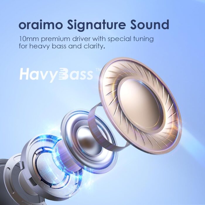 ⁦"	سماعات الأذن اورايمو اللاسلكية الحقيقية ENC"⁩ - الصورة ⁦6⁩