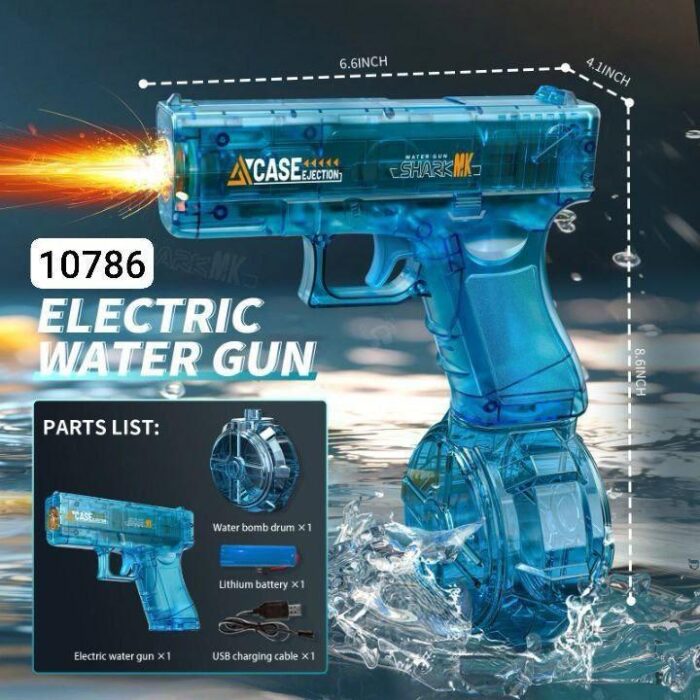 ⁦"	مسدس مياة بخزنة مضئ يعمل بالشحن"⁩ - الصورة ⁦3⁩