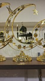 ⁦ديكور رمضان علي شكل هلال و جامع حجم كبير⁩ - الصورة ⁦3⁩