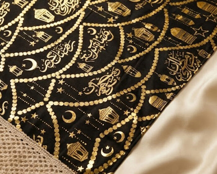 ⁦رانر مع 2 كفر كوشن بيج اسود⁩ - الصورة ⁦6⁩