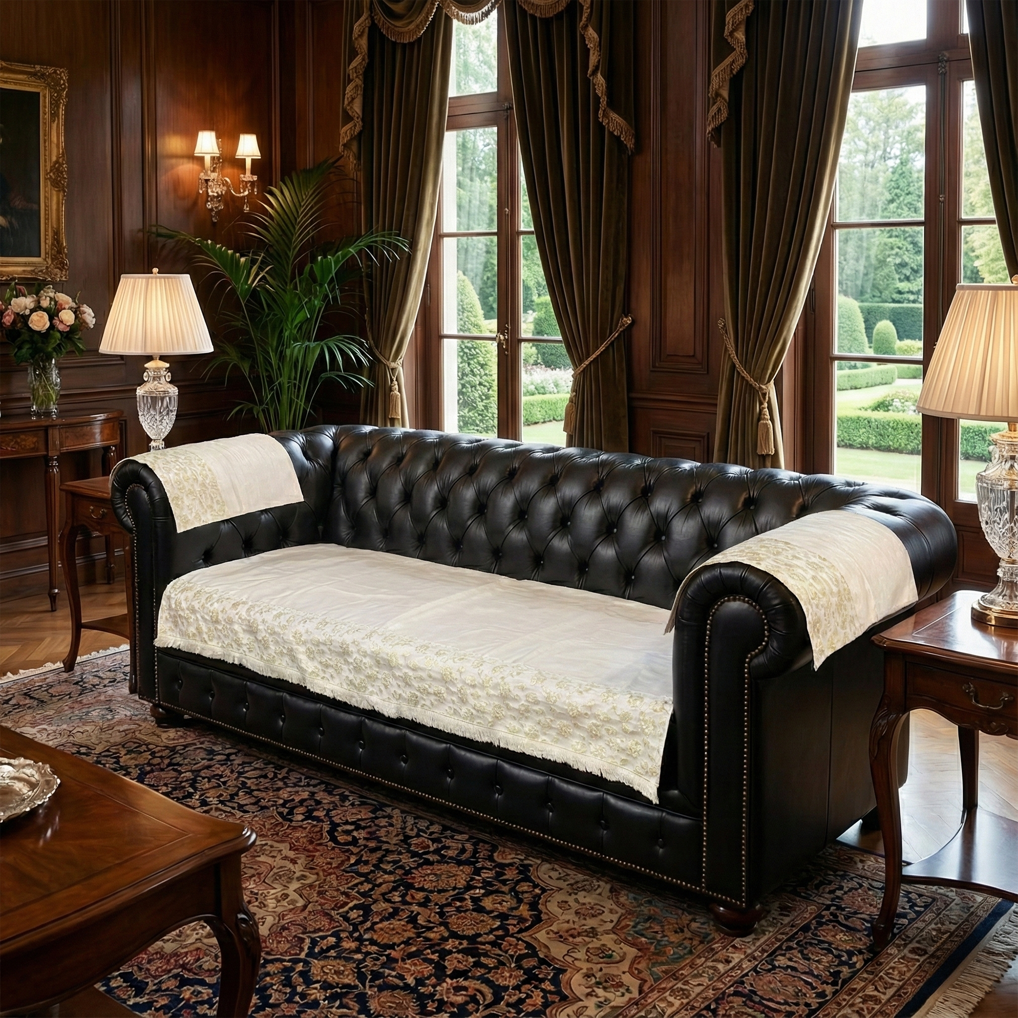 3a6cd4f3-21ef-4584-9a3f-f21b9f9a91bc.png طقم 1 كنبه مع 2 مناديل رمضان - الصورة 1