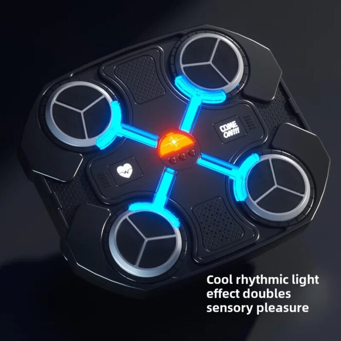 ⁦• لوحة الملاكمة الموسيقية اسود⁩ - الصورة ⁦2⁩