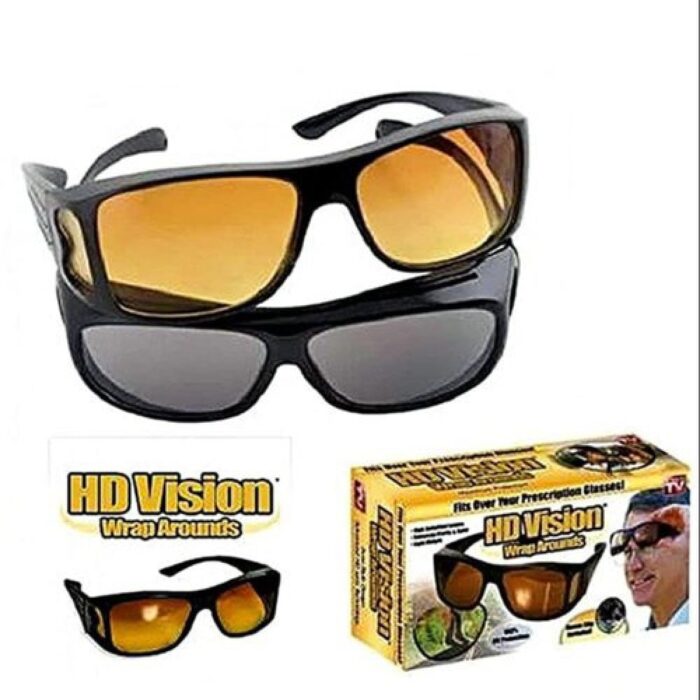 ⁦• عرض قطعتين نظارة HD Vision للقيادة⁩ - الصورة ⁦4⁩