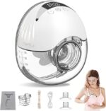 ⁦• مضخة كهربائية لاسلكية للرضاعة الطبيعية - قطعه واحده⁩ - الصورة ⁦4⁩