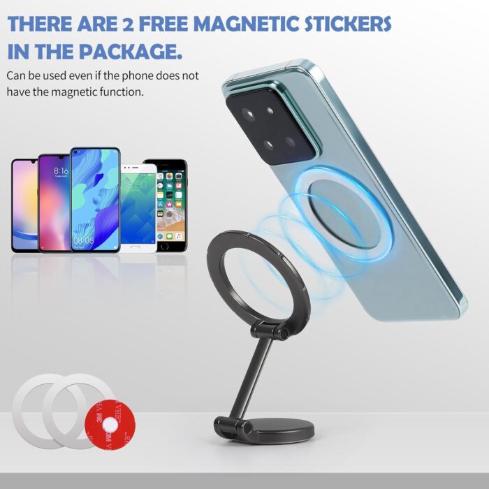 ⁦• حامل موبيل مغناطيسي قابل للطي⁩ - الصورة ⁦2⁩