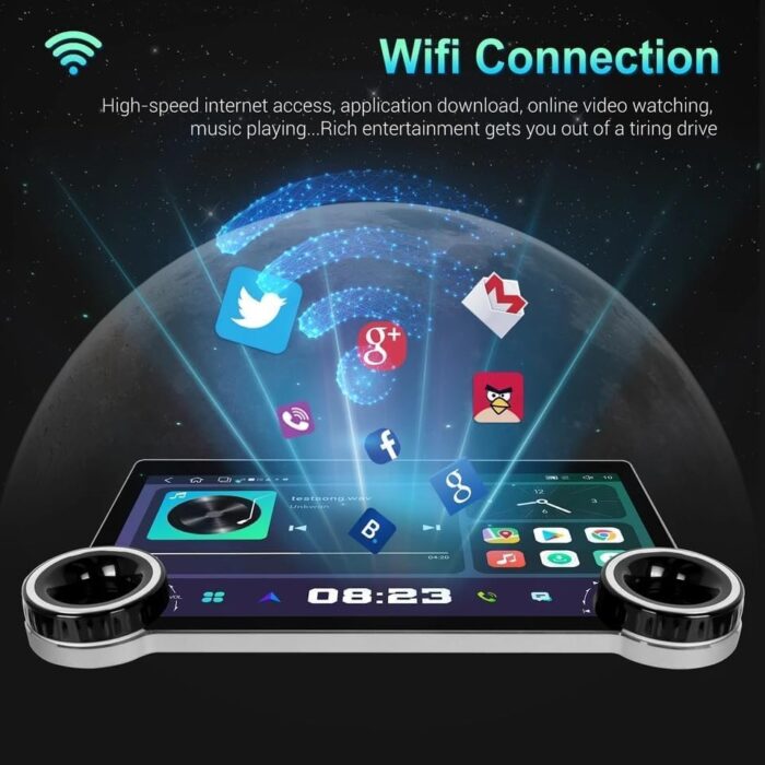 ⁦شاشة سمارت كار بلاى و اندرويد للسيارة 10 بوصة 32G/2RAM⁩ - الصورة ⁦5⁩