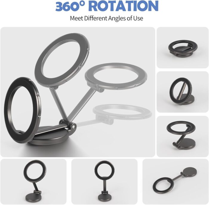 ⁦• حامل موبيل مغناطيسي قابل للطي⁩ - الصورة ⁦6⁩