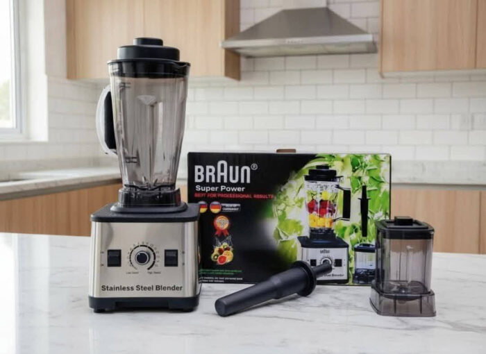 ⁦خلاط مطحنه 12000 وات BRAUN مع ضمان⁩ - الصورة ⁦4⁩